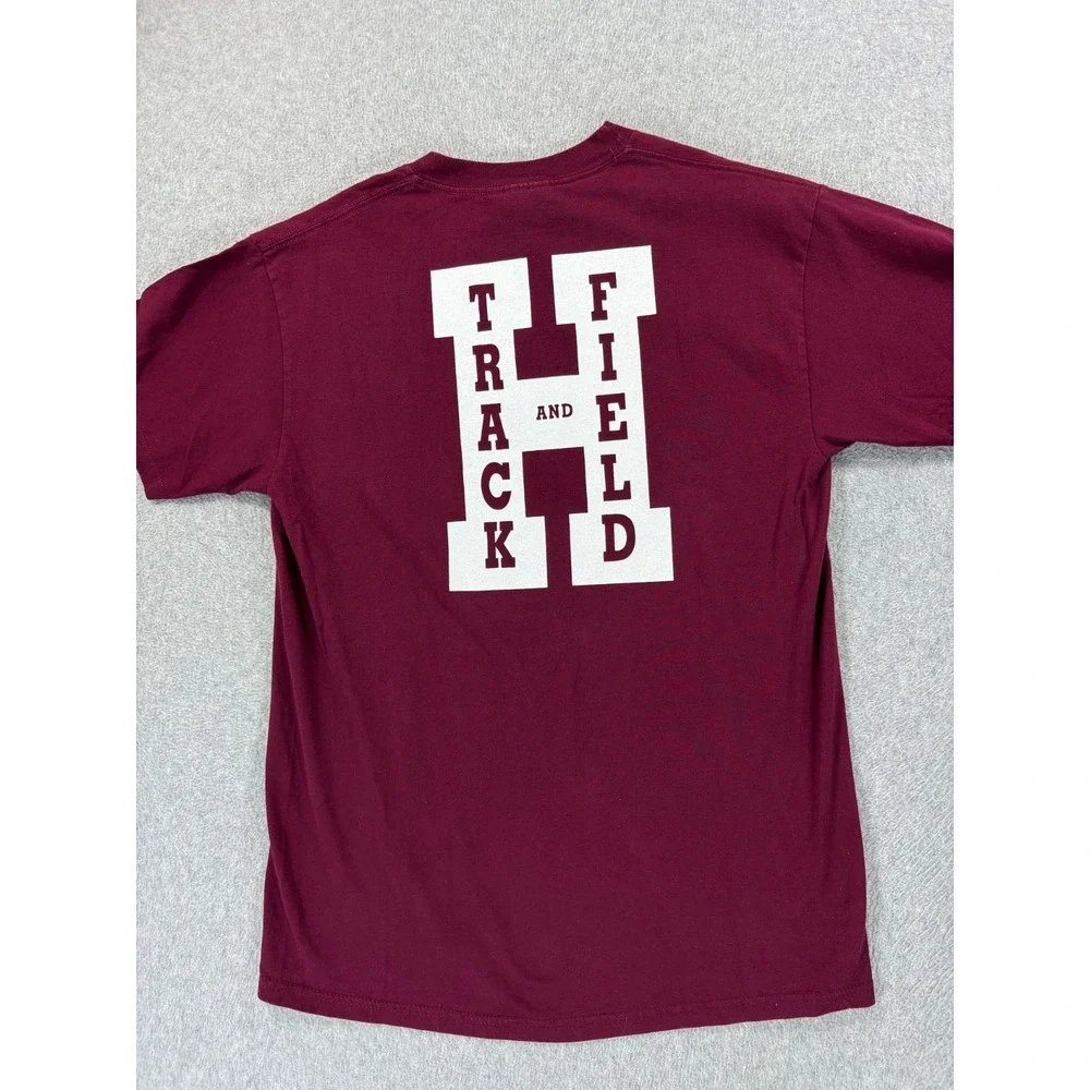Harvard‎ Crimson Track & Field S/S Tee Shirt (Men's Medium) Maroon - Picture 11 of 11